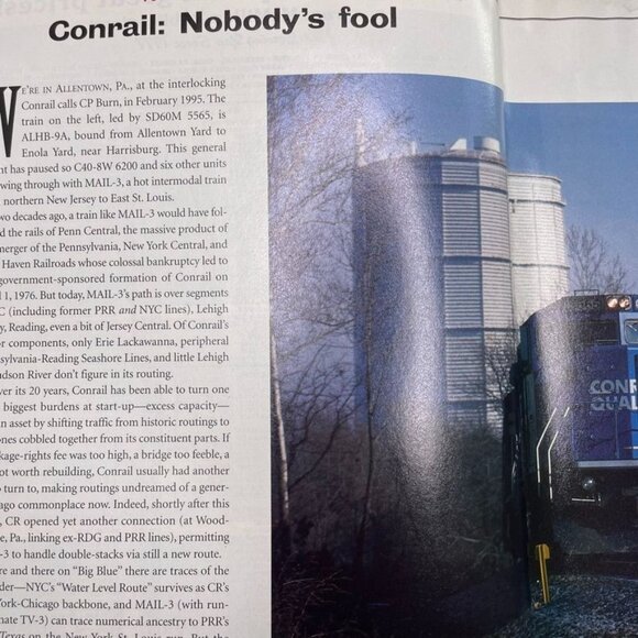 Trains Magazine of Railroading April 1996 Vol 56 No 4 Santa Fe Mystique u - Picture 7 of 10